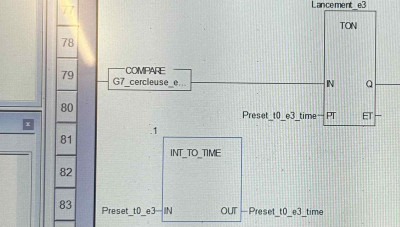 J’ai mis une ton et supprimé le bloc operate<br /><br />Pour avoir une pt de type j’ai mis l’ancien présent dans un bloc int to time<br />Je vais faire ça pour le reste des tempos<br />Ça te paraît juste professeur ita ? Lol