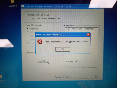 Erreur de communication